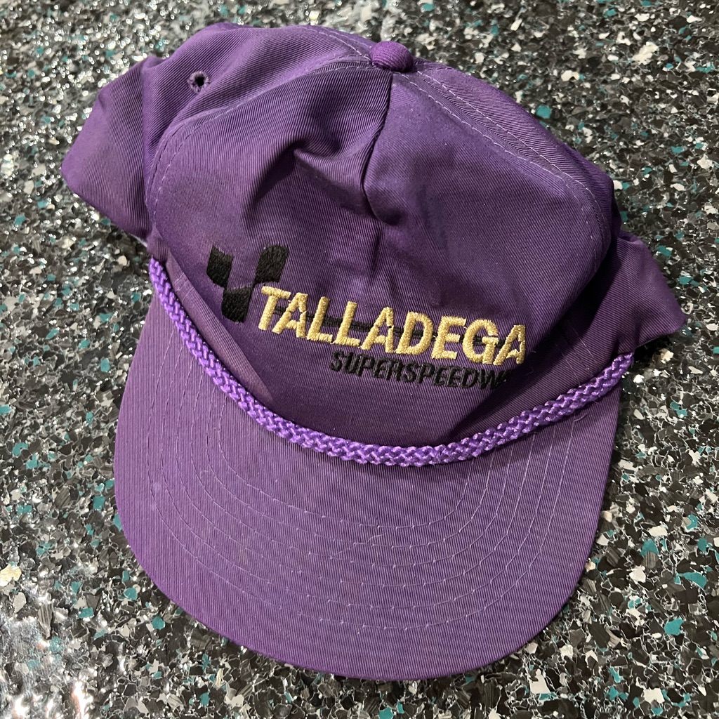 Talladega Super Speedway Nascar Racing Purple Vintage Cap Hat